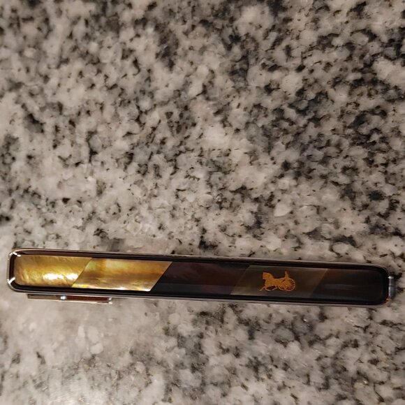 Celine 925 Silver Opal Tie Clip - Picture 5 of 16